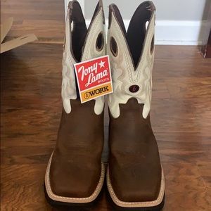 Tony Lama composite toe work boots